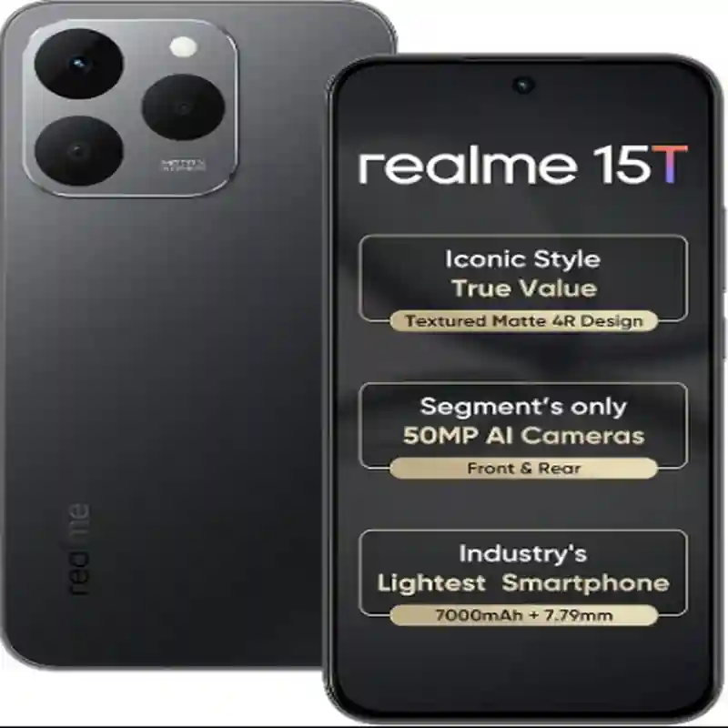 realme 15t 5g smartphone India"